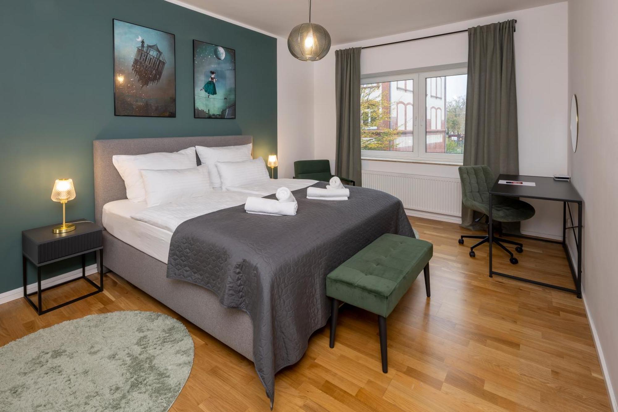 Olive Apartments - 2X Kingsize Betten - Sehr Zentral ليفركوزن المظهر الخارجي الصورة